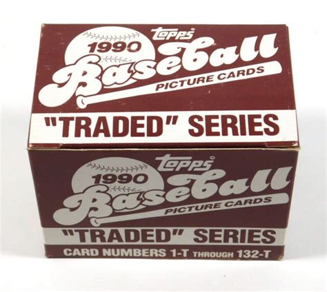 1990 Topps Traded Complete Set of (132) Baseball Cards | Pristine Auction