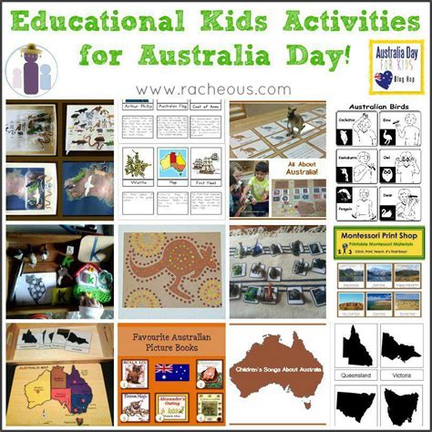 Educational Kids Activities for Australia Day! - Racheous - Lovable ...