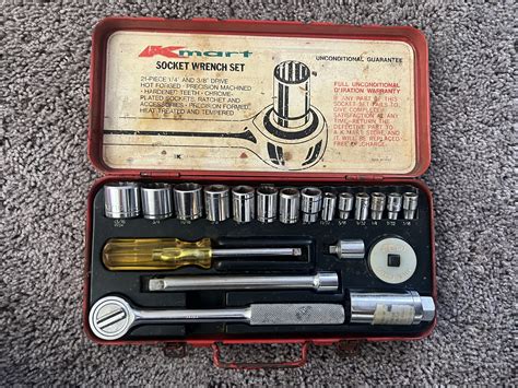 Vintage S.A.E Kmart Socket Wrench Set - Etsy