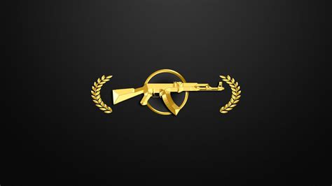 Gold Ak 47 Wallpaper