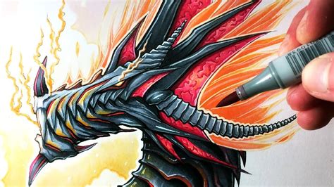 Let's Draw a FIRE DRAGON - FANTASY ART FRIDAY | Drawings, Fire dragon, Fantasy art