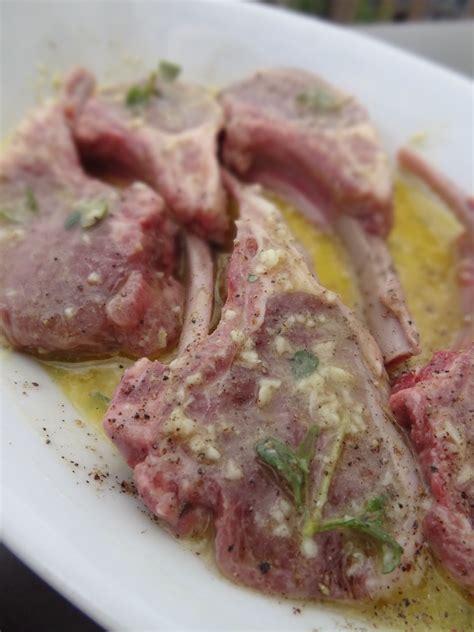 Scrumpdillyicious: Grilled Lamb Chops with Greek-Style Marinade