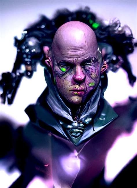 Lex Luthor + Brainiac Fusion - AI Generated Artwork - NightCafe Creator