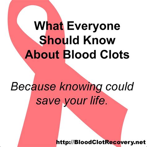 What Everyone Should Know About Blood Clots - Blood Clot Recovery Network