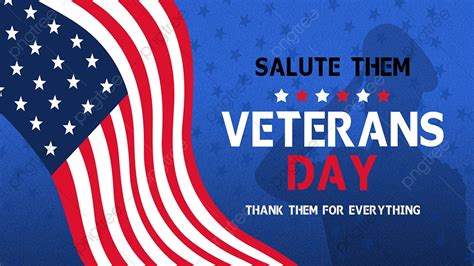 Blue Background Creative Veterans Day Banner Template Template Download on Pngtree