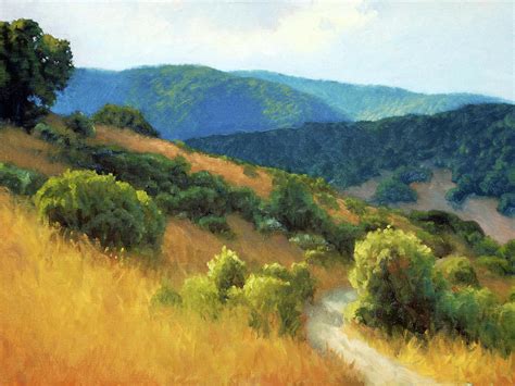 California Hills Painting by Armand Cabrera - Pixels