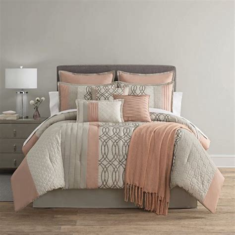 Home Expressions Nina 10-pc. Comforter Set & Accessoreies - JCPenney | Comforter sets, Black ...