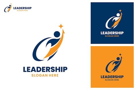 Premium Vector | Leadership logo vector design template