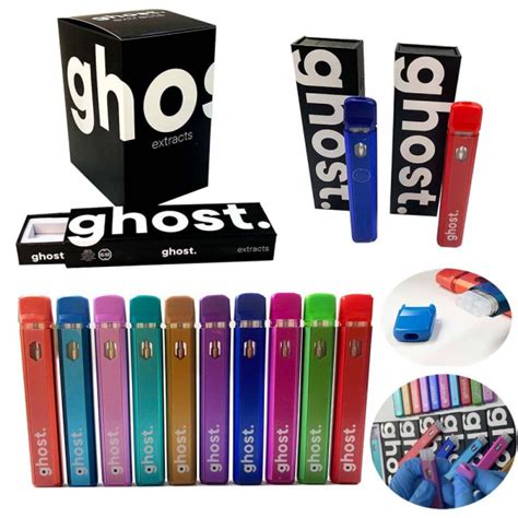 10 strains Ghost Vape THC Disposable Vape Pen 280mAh rechargeable ...