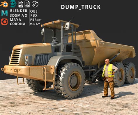 ArtStation - 01-Articulated_Dump_Truck | Resources