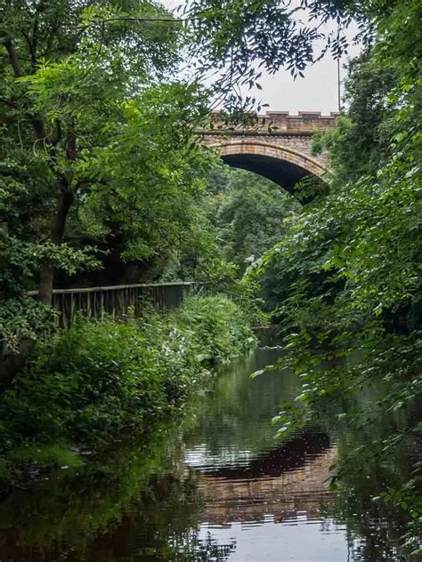 Urban Strolling on the Water of Leith Walkway in Edinburgh