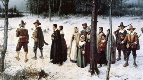 George Henry Boughton, Pilgrims Going to Church | DailyArt Magazine