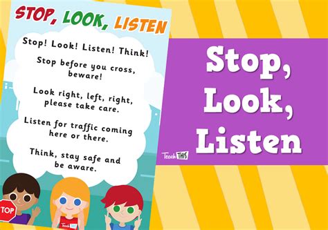 Stop, Look , Listen :: Teacher Resources and Classroom Games :: Teach This