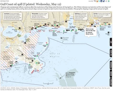 6 Interactive Maps of the Gulf Coast Oil Spill | nuCloud