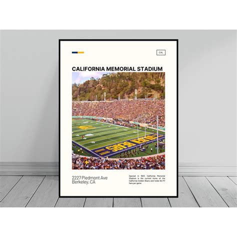 California Memorial Stadium Print California Golden Bears P - Inspire ...