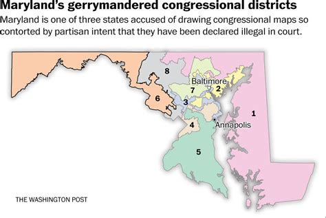 In Maryland, here's why there could be a big fight over gerrymandered congressional districts ...