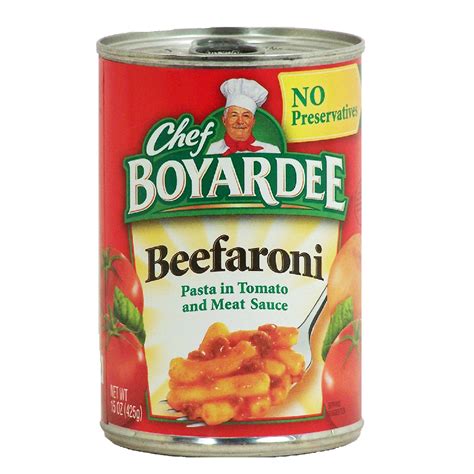 Chef Boyardee Beefaroni Macaroni w/Beef In Tomato Sauce 15oz - Pasta - Canned, Jar - Shop By Aisle