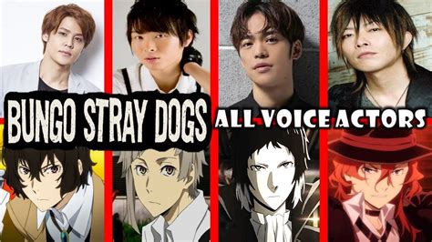 [Bungou Stray Dogs] Voice Actors All character Japanese Dub - YouTube