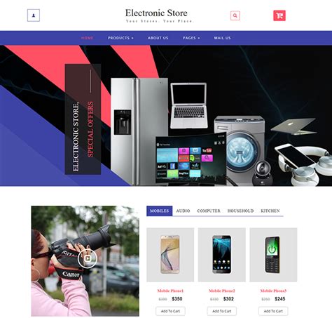 Html Ecommerce Templates