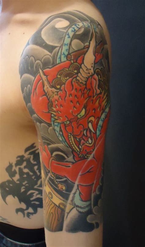 Japanese God Of Death Tattoo