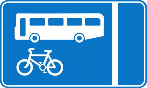 Clipart - Roadsign Bus lane