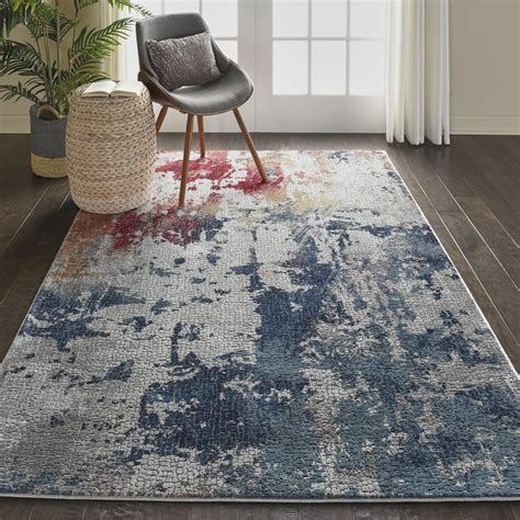 Nourison Global Vintage Abstract Abstract Multicolor Area Rug - Walmart ...