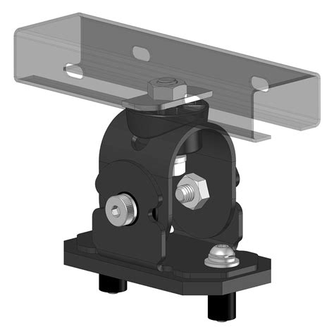 Go Rhino® 5910000T - SRM Series Adjustable Tri Axis Roof Rack Mounting Kit