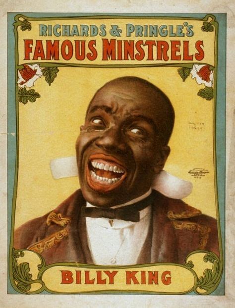 Vintage Vaudeville Minstrel Show Poster...... Billy King ... | Minstrel ...