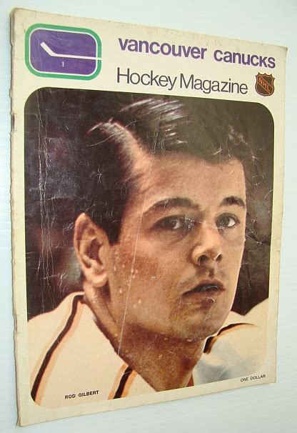 Vancouver Canucks Hockey Magazine, December 26, 1970, Vol 1 No. 17 ...