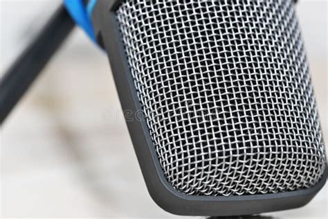 Condenser Microphone for Recording Sound Stock Image - Image of sound ...