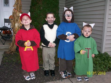 Alvin & The Chipmunks with Dave Seville | Halloween Costumes | Pinterest | Costumes, Halloween ...