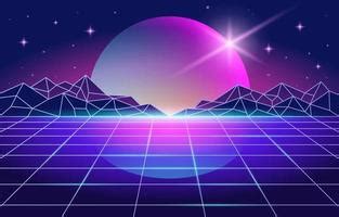 Retro Space Wallpaper