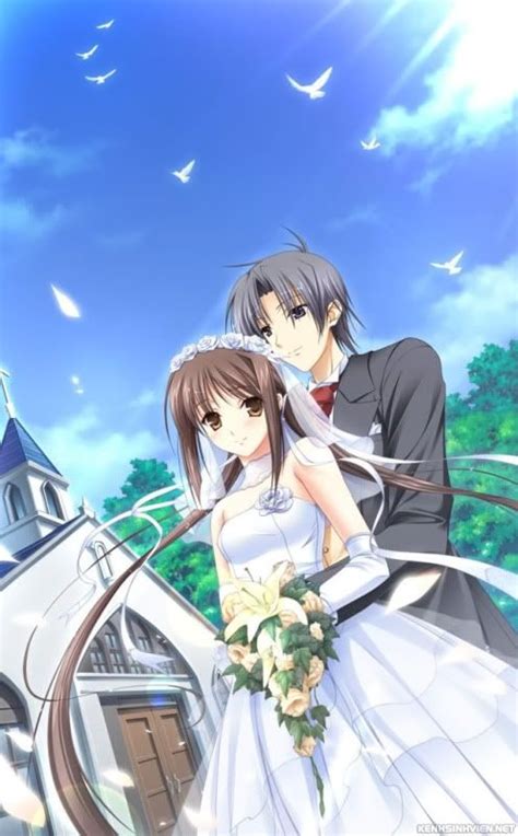 --Anime Couple-- | Anime, Wedding couples, Happy marriage