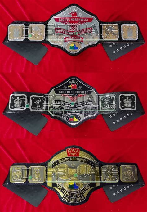 Sale on a Set of 3 NWA Wrestling belts, Championship Belts ⋆ SSI Championship Belts