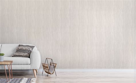 Faux Wood Grain Wallpaper for Walls | White Wood Grain