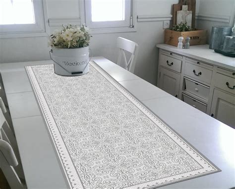 Free Shipping white Table Runner Wedding Table Runner geometric design placemat no.03 – Vanill.co