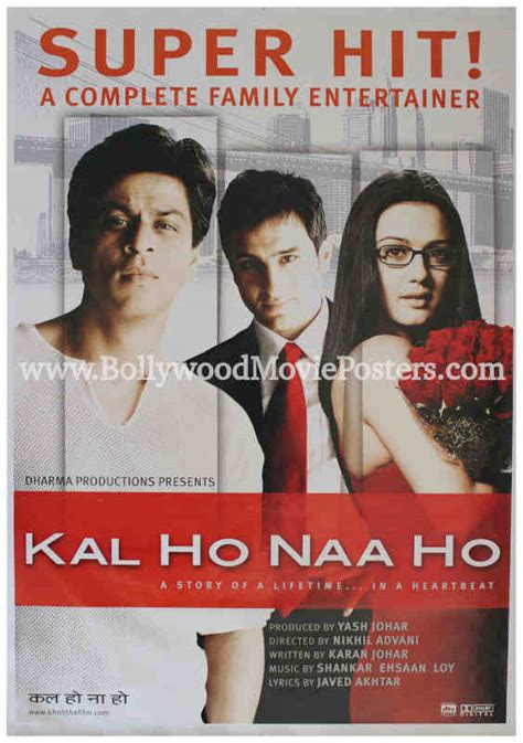 Kal Ho Naa Ho poster for sale! Buy KHNH Shah Rukh Khan movie poster