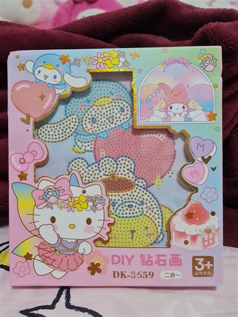 Cinnamoroll & Pompompurin Diamond Art, Hobbies & Toys, Stationery & Craft, Art & Prints on Carousell