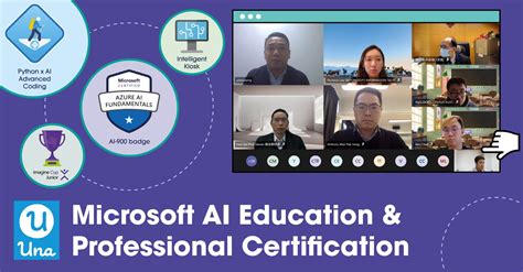 Sharing on Microsoft AI Education & Professional Certification, cooperated with Microsoft and ...