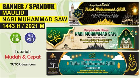 Download Desain Spanduk Maulid Format Coreldraw Kumpulan Tutorial - Riset