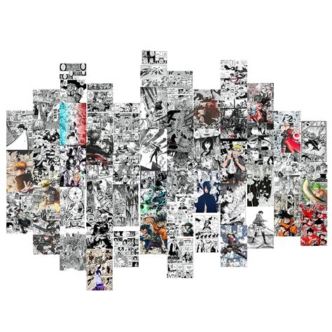 Buy Anime Panel Aesthetic Pictures Wall Collage Kit,50Pcs Anime Postcard Manga Small s for Room ...