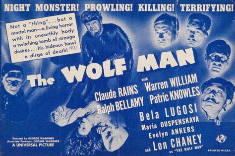 Looking Back At THE WOLF MAN (1941 original) - Warped Factor - Words in the Key of Geek.
