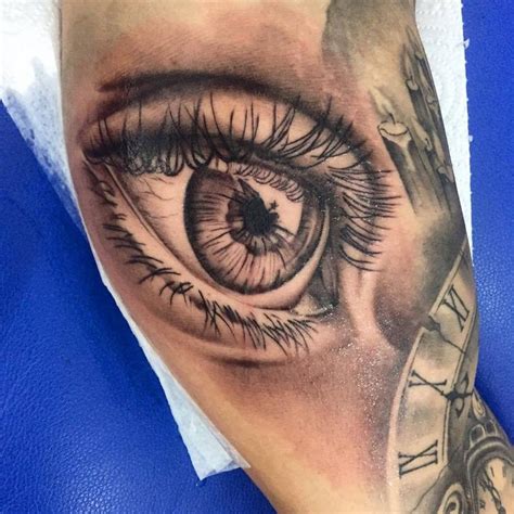 Realistic Eye Tattoo by Christian at Holy Grail Tattoos | Tattoos, Realistic eye tattoo, Tattoo ...