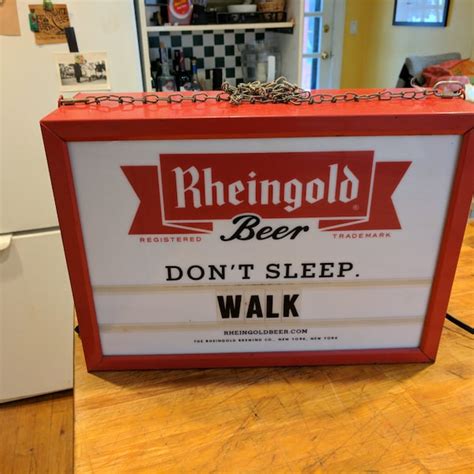 Rheingold Beer Sign - Etsy