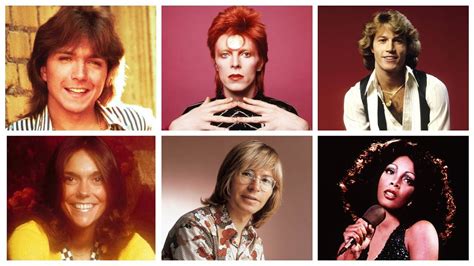 four pictures of the same person in different outfits and hair styles, one with red hair