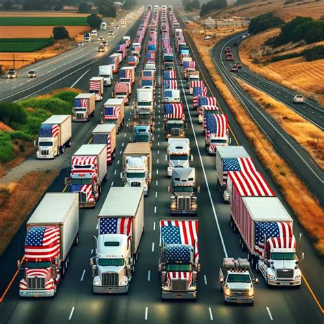 Truck MAGA Convoy Makes Its Way to the Southern Border