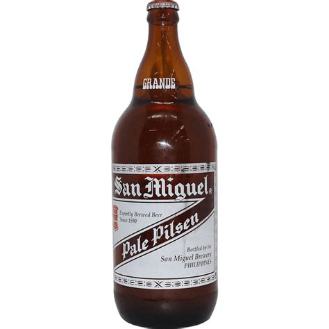 San Miguel Beer Pale Pilsen Grande Bottle 1000ml - Bohol Grocery