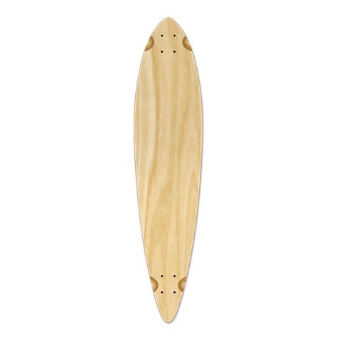 Pintail Blank Longboard Deck - Natural