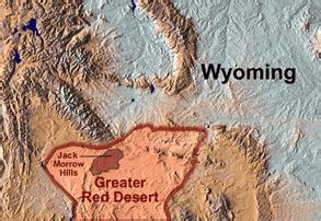 Map of Red Desert, Wyoming | Wyoming map, Wyoming