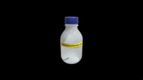 Sodium Bicarbonate Bottle - 3D model by DigitalMediaLab [ba397d6] - Sketchfab